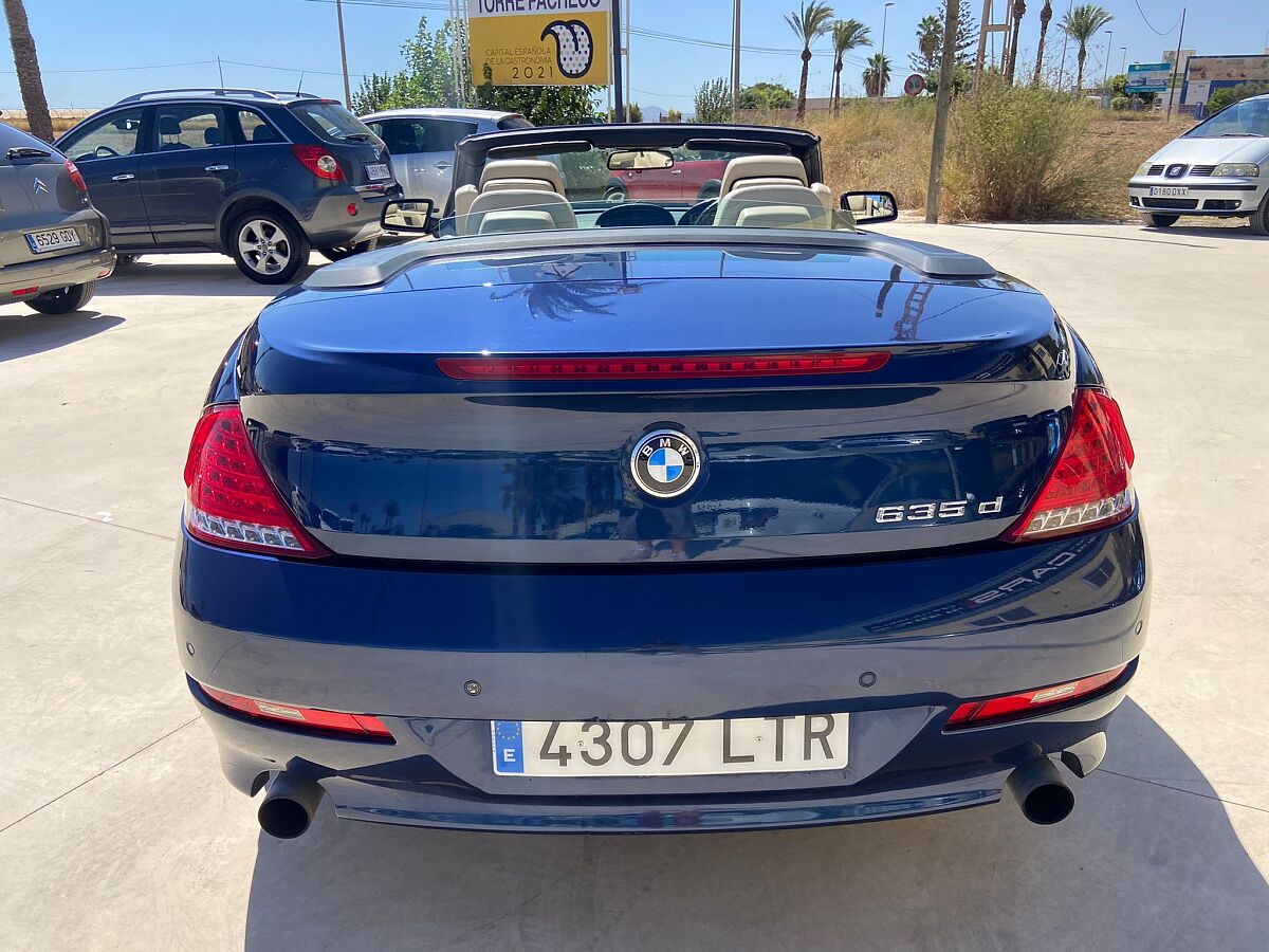 COMING SOON BMW 635D 3.0 CONVERTIBLE AUTO SPANISH RHD IN SPAIN 112000 MILES SUPERB 2008